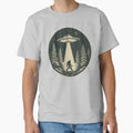 Vintage Bigfoot UFO Abduction by WolfeTEES