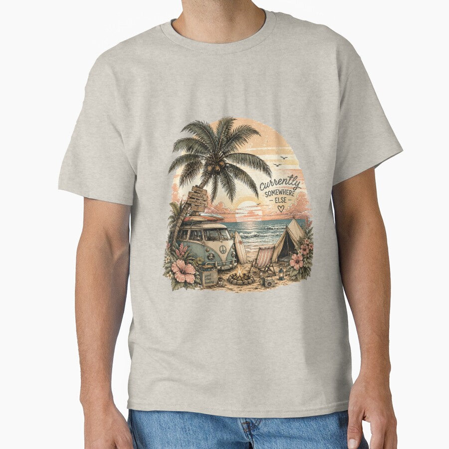 Currently Somewhere Else – Retro Beach Van Aesthetic by BeaVibes