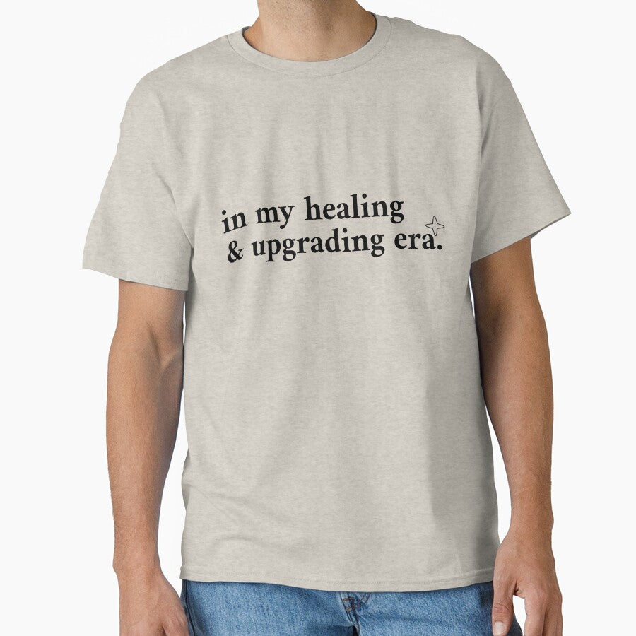 in my healing and upgrading era -  black Aesthetic Quote by Kitishop