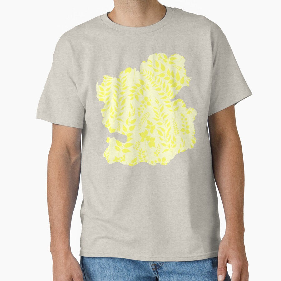 Greenery Botanical Print Yellow Leaves by SilverPegasus