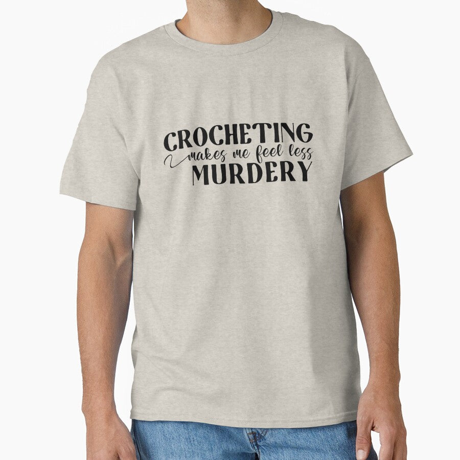 Crocheting makes me feel less murdery - crochet therapy by EvergreenWhimsy