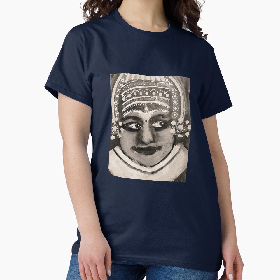 Kathakali, Indian classical dance, aesthetic stickers, vintage t-shirts by Artistrycaa