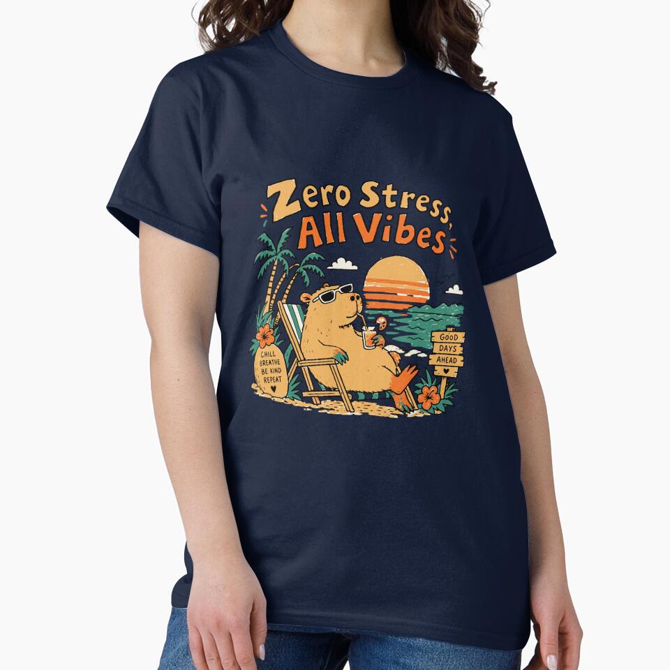 Summer Capybara  for capybara lovers all vibes by Popstudio85