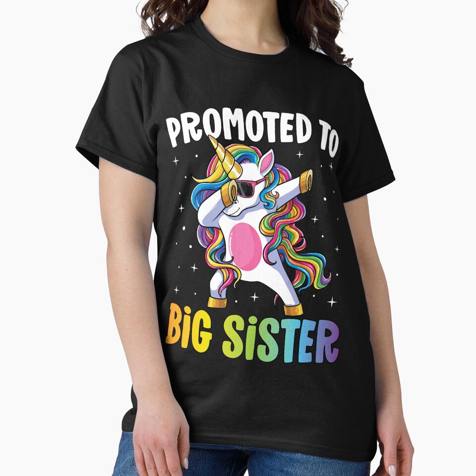 Promoted to Big Sister Dabbing Unicorn Older Sister by mejeoshop