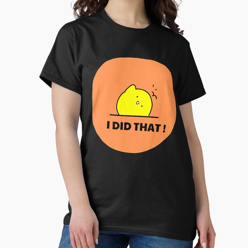 Funny Cartoon Duck - "I Did That" by freeArt10