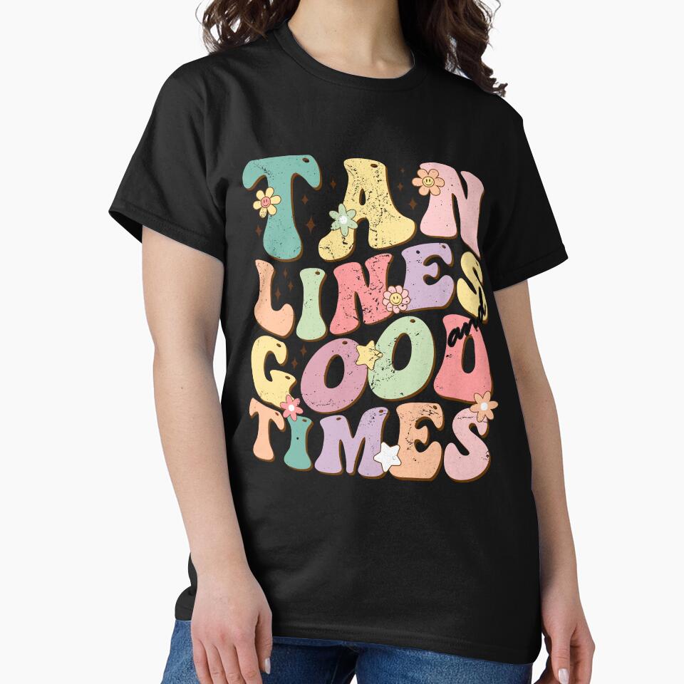 Tan Lines good time Vintage Summer Vibes Groovy by Jungle Hub