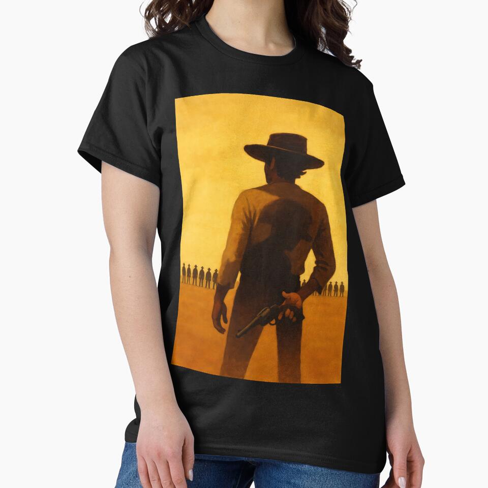 Cowboy Sunset Standoff Western Art by Cine8