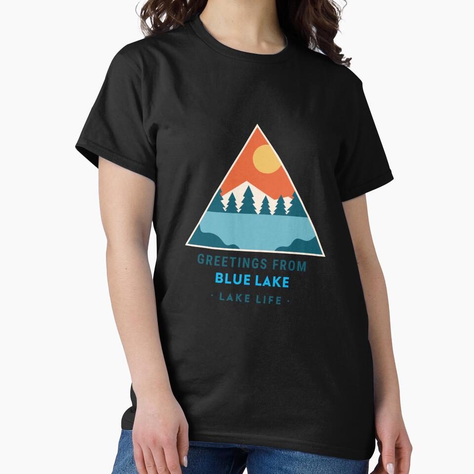 Lake Life - Greetings From Blue Lake by ThreadMosaicCo