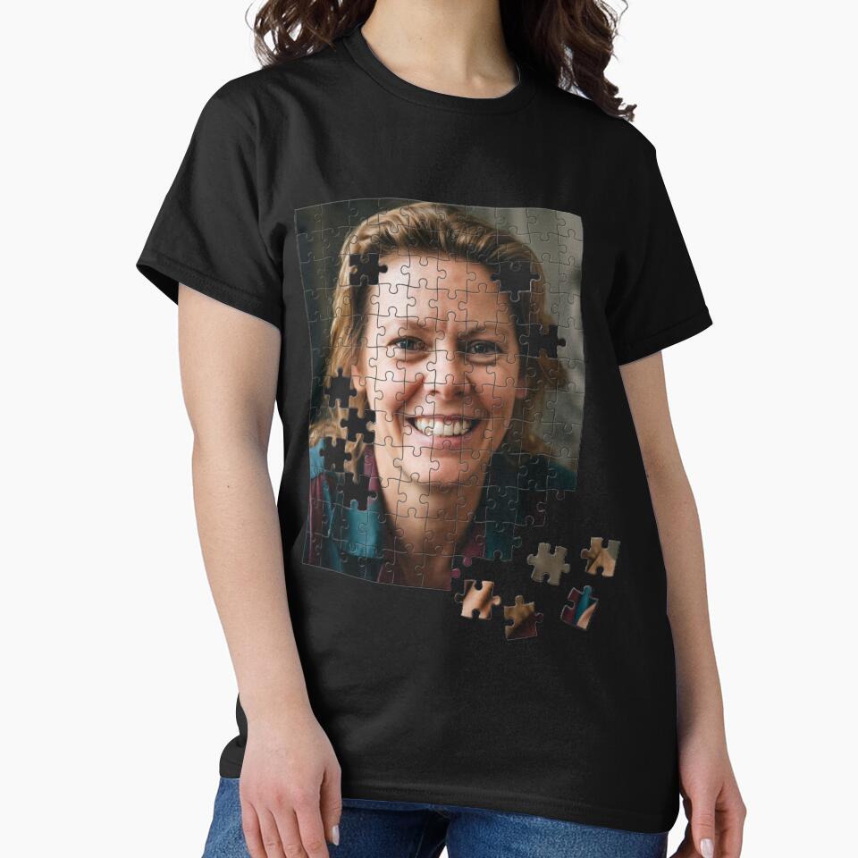 Aileen Wuornos Puzzle Portrait Missing Pieces - True Crime Puzzle by ICANTWithoutCOFFEE