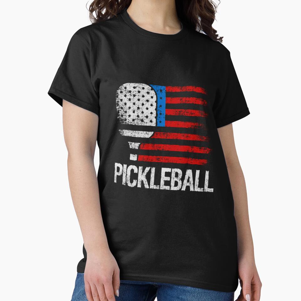 Pickleball American Flag Player Patriot by HumansStuck12