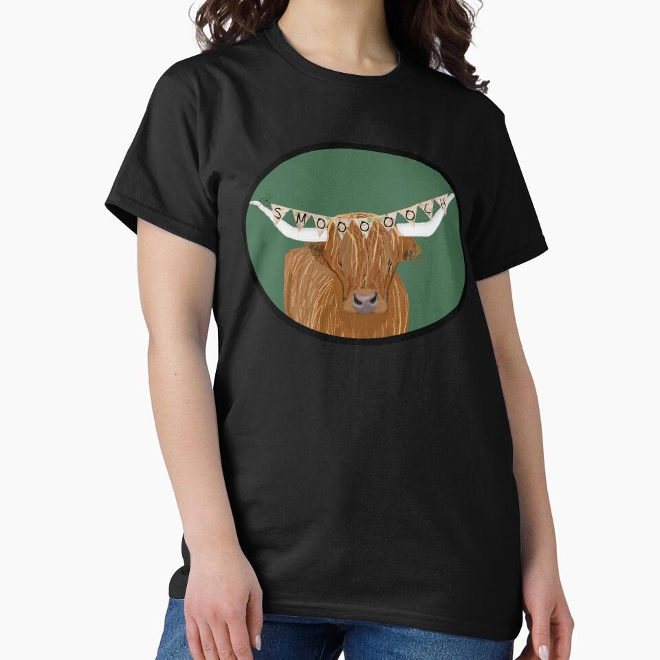 Sottish Highland Cow Smoooch by Amy Hadden