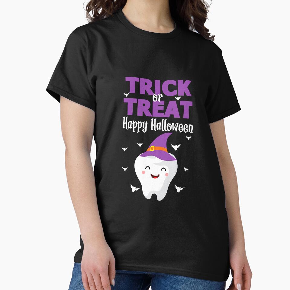Trick Or Treat Happy Halloween Dentist by YesterDayCheck