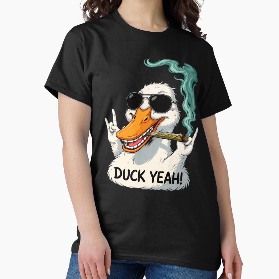 Duck Yeah! – Funny Duck Pun Illustration with Attitude by X4af  Official