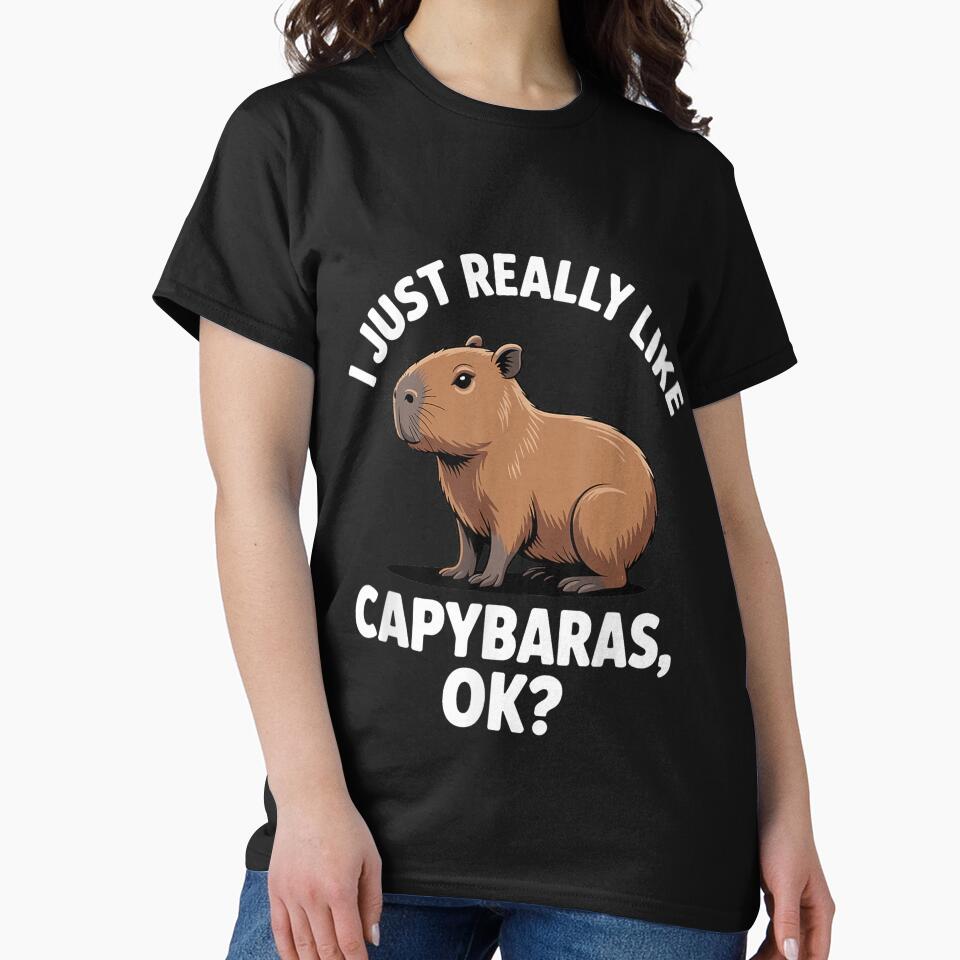Funny Capybara Art for Men Women Kids Capy Rodent Capybara Art for Men Women Kids , Capybara Gift Lover by DZIRI NAJAT