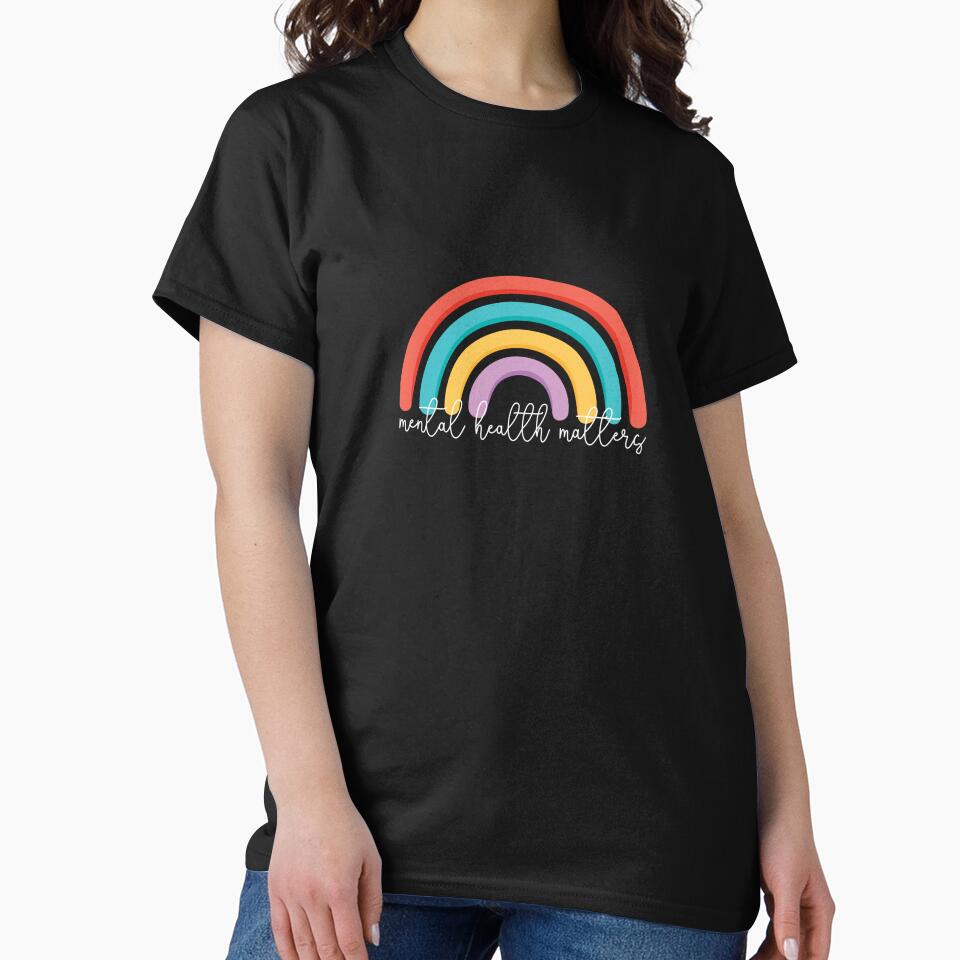 Mental health matters rainbow by Mindy Bubble