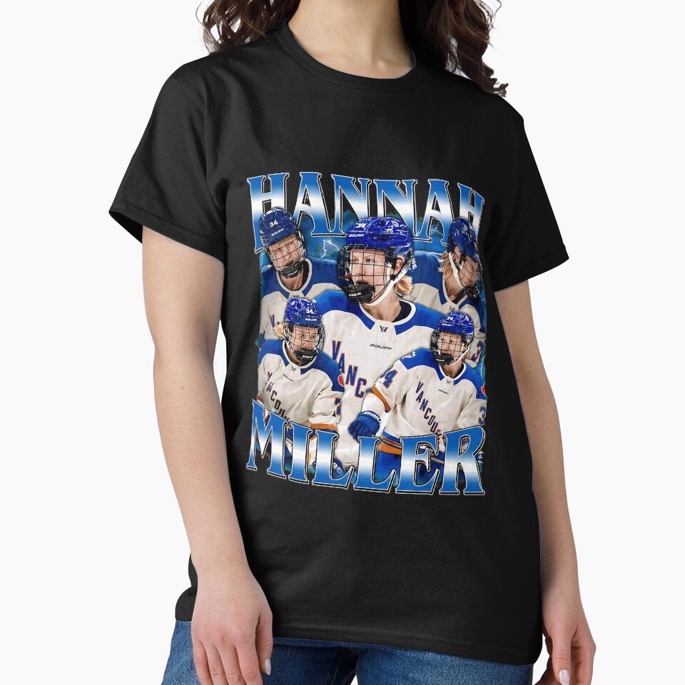 Retro Ice Hockey Player Fan by FrancesGu95988