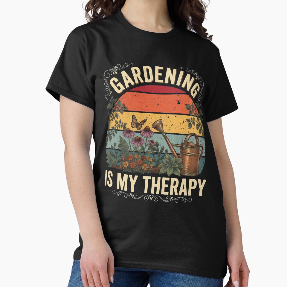 Gardening Is My Therapy  Sunset by NosuriHanArt