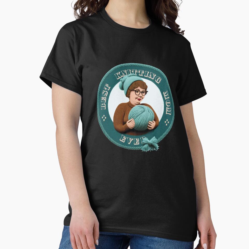 Best Knitting Mom Ever by Mobius Spot Collective