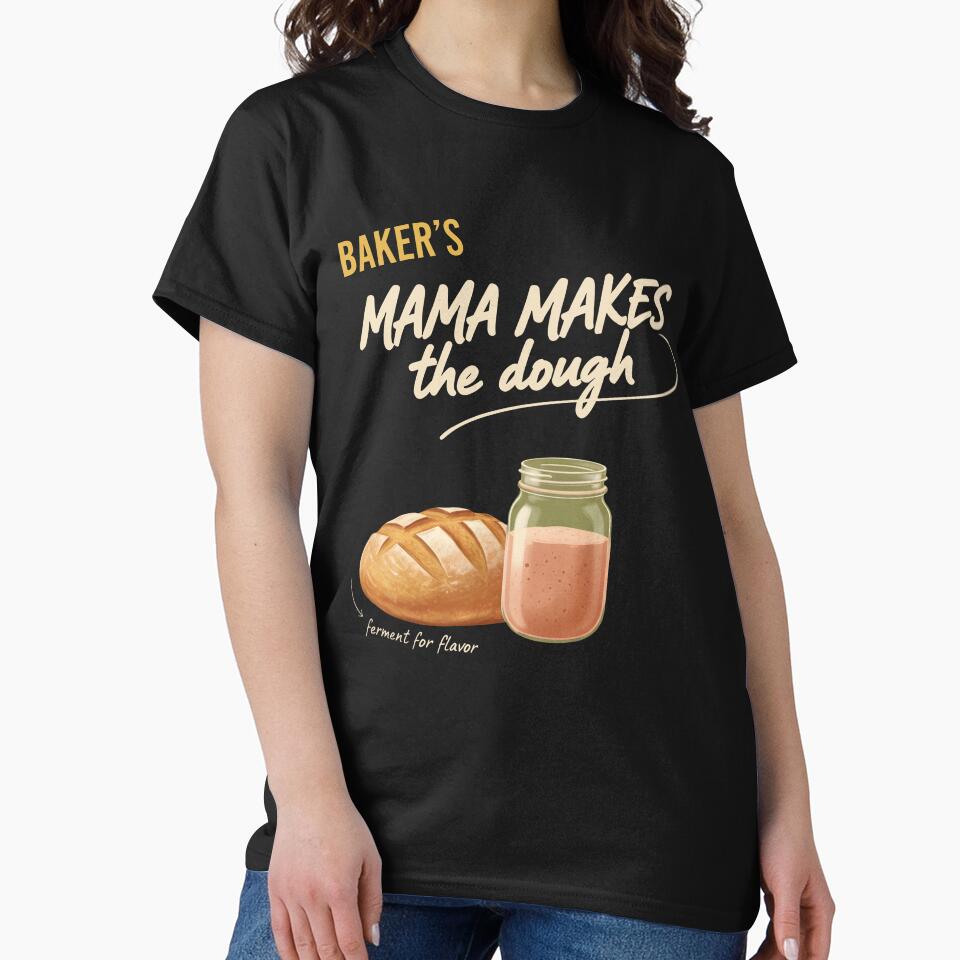 sourdough Bread Baking Baker Mama Makes The Dough by LuminOrb