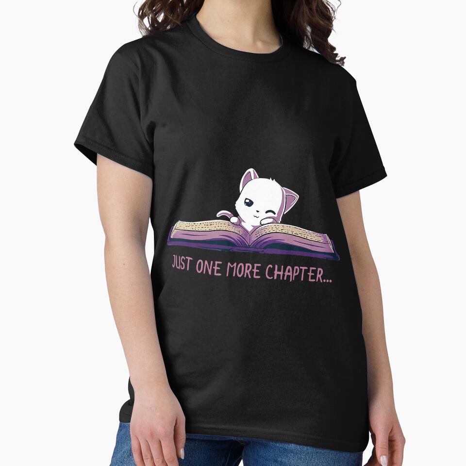 Just One More Chapter Book Reading Cat by BundlerVq
