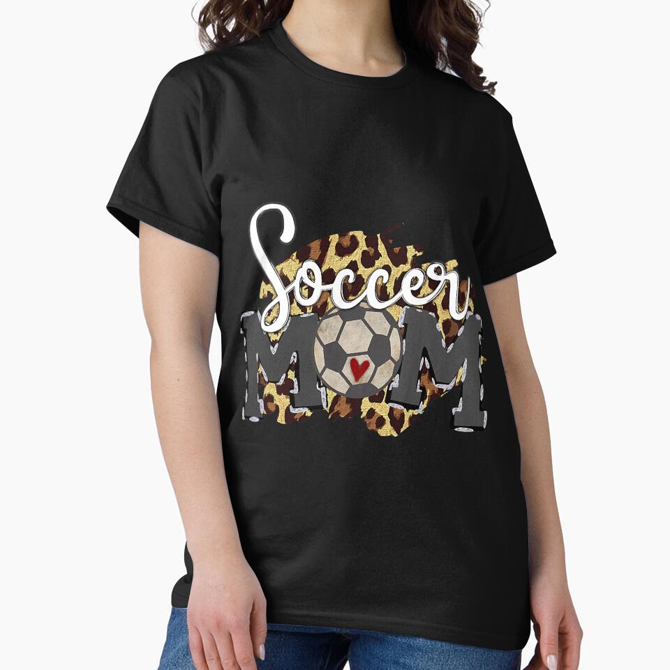 Soccer Mom Leopard Soccer Mama Funny by BundlerVq