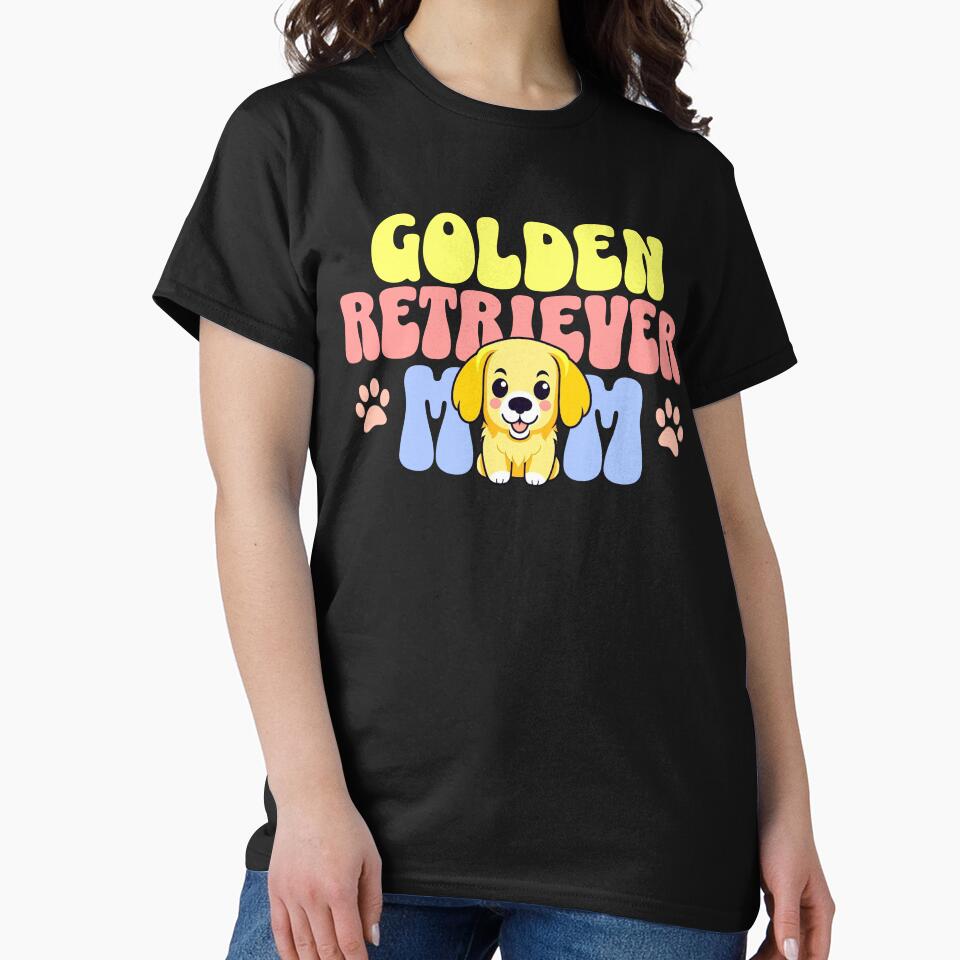 Golden Retriever Mom - Cute Dog - Dog Mom by BlueCoastPOD
