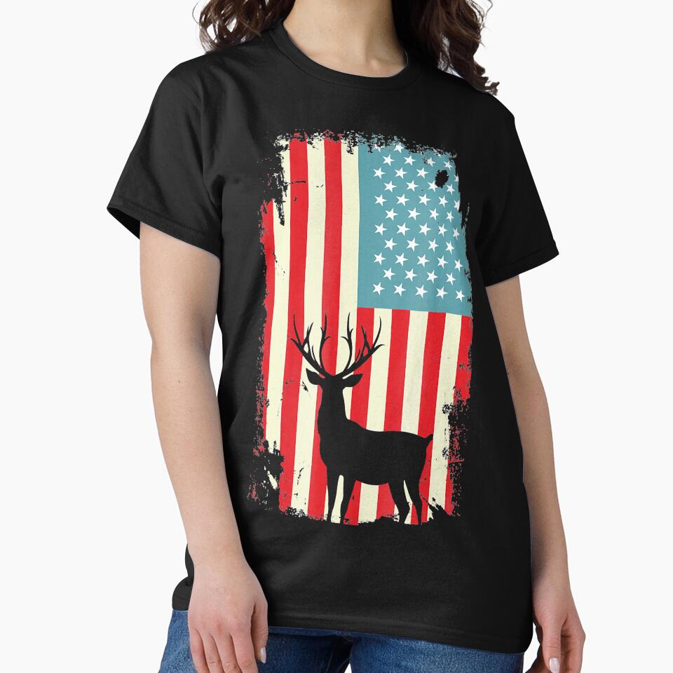 American Deer Hunter Patriotic by SuzyTanner