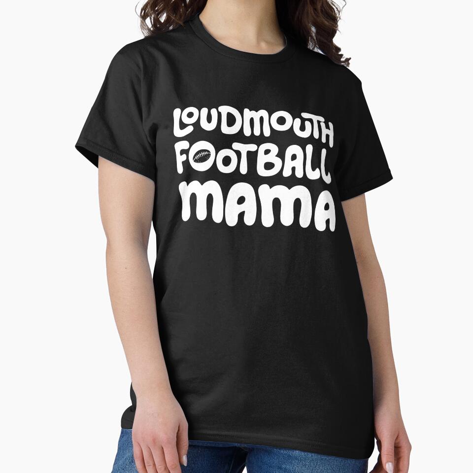 Loudmouth Football Mama for Mothers and Football Fans by Jessica Deel Creative Co. Shop