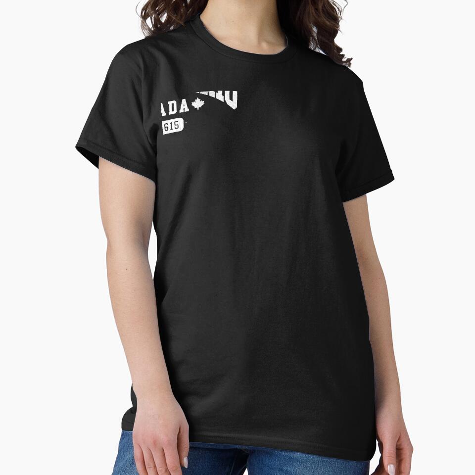 Women's Lake Ontario Canada Vintage EST 1615 Canadian Pride V-Neck by LakenDraphil