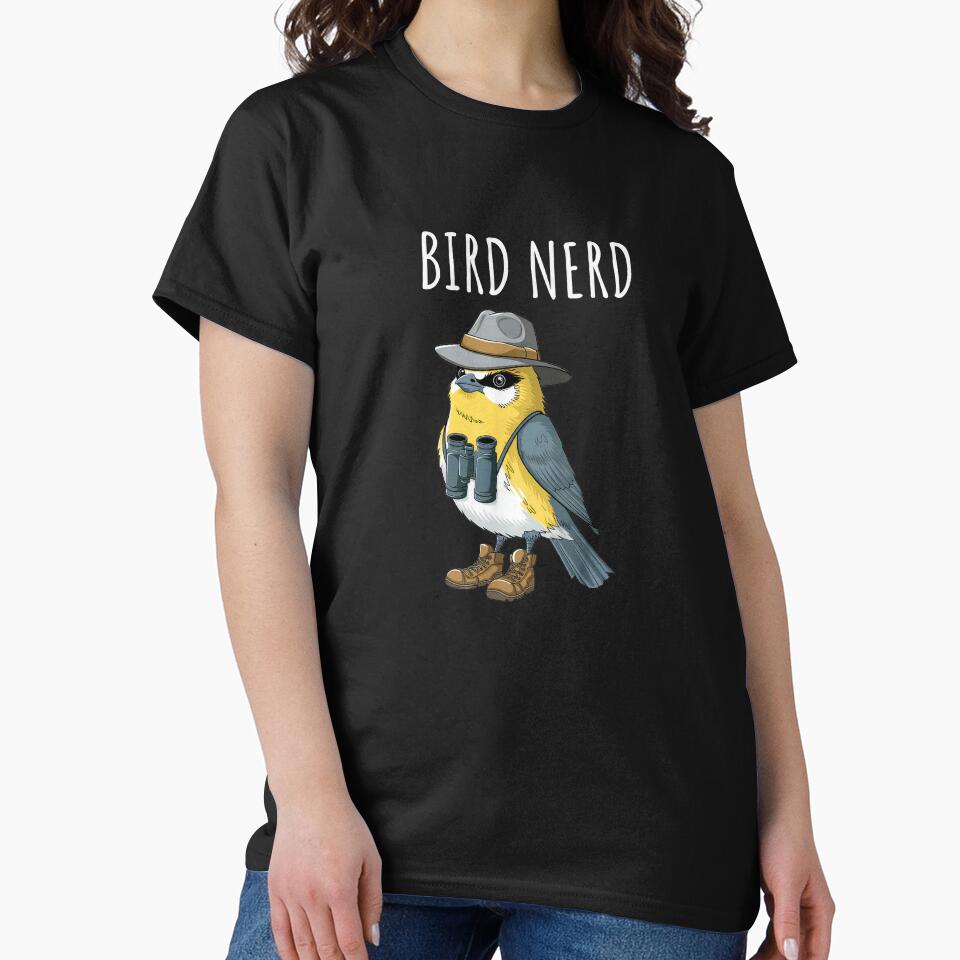 Bird Nerd Funny Birdwatcher With Binoculars Hat by XuanhieuBp Unisex