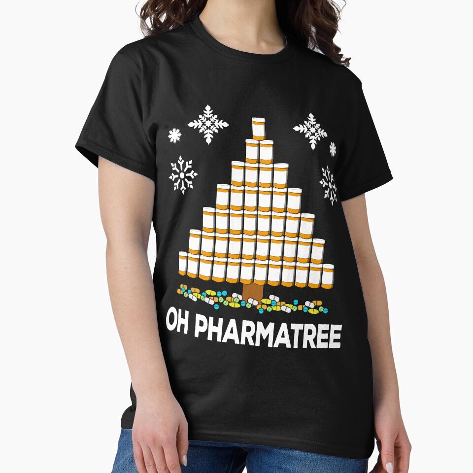 Pharmacy Christmas Tree Medication Pharmacist Gift Idea by skyfire99