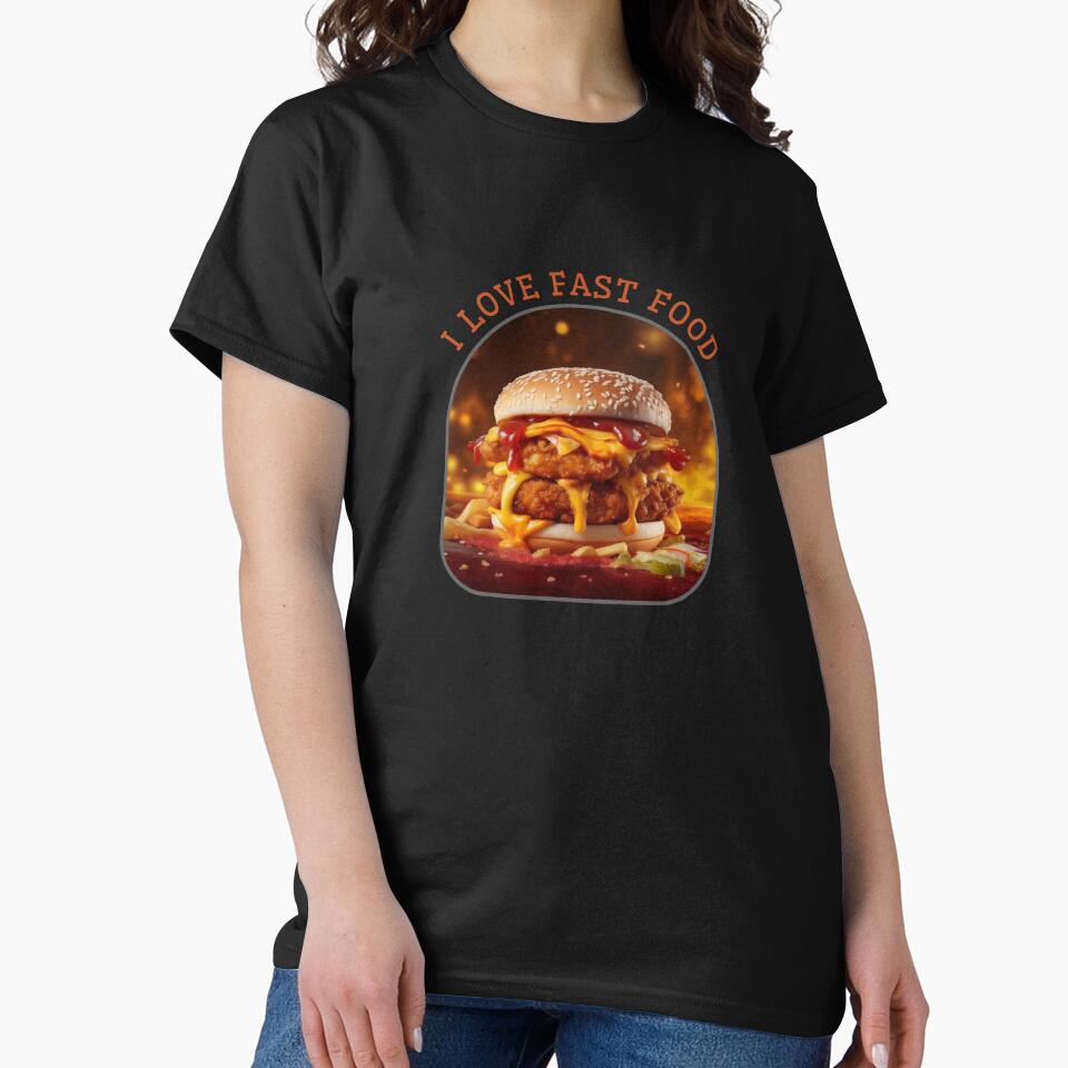 I Love Fast Food Best Gift Ever for Loved One or Friend by predoks