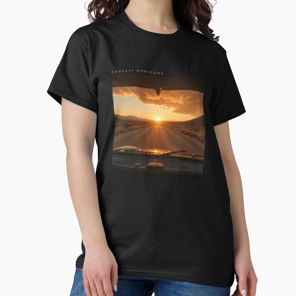 Endless Horizons (black) by BackroadVibes