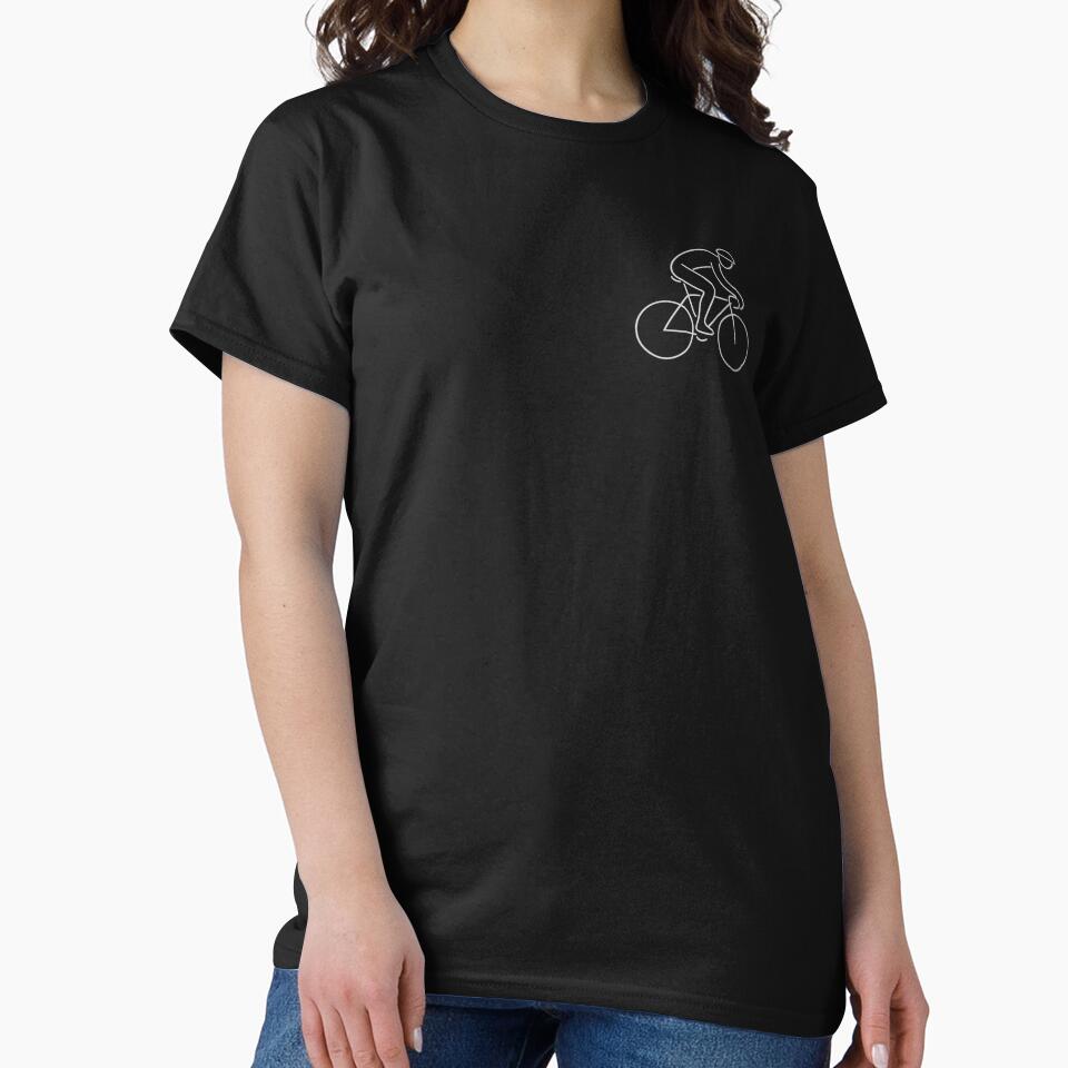 Minimalist Cyclist – One Line Art Bicycle Design by Flowing States Design Studio