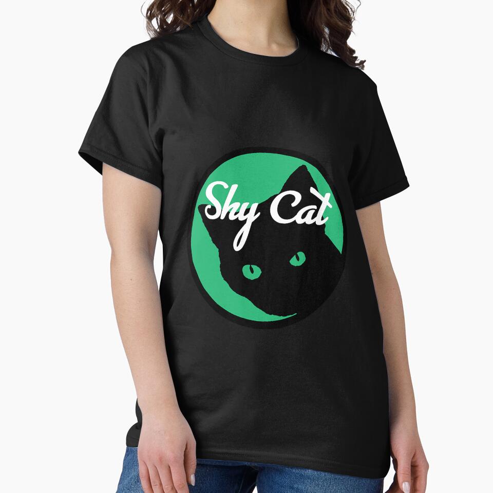 Social Anxiety Disorder - Shy Cat - Sad Shy shirt - Sad t shirt - Sad t-shirt - Funny - Cute - Gift by happygiftideas