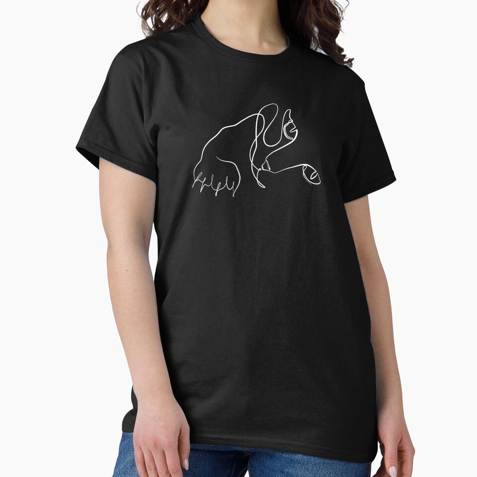 Cat in one line art by evk-art