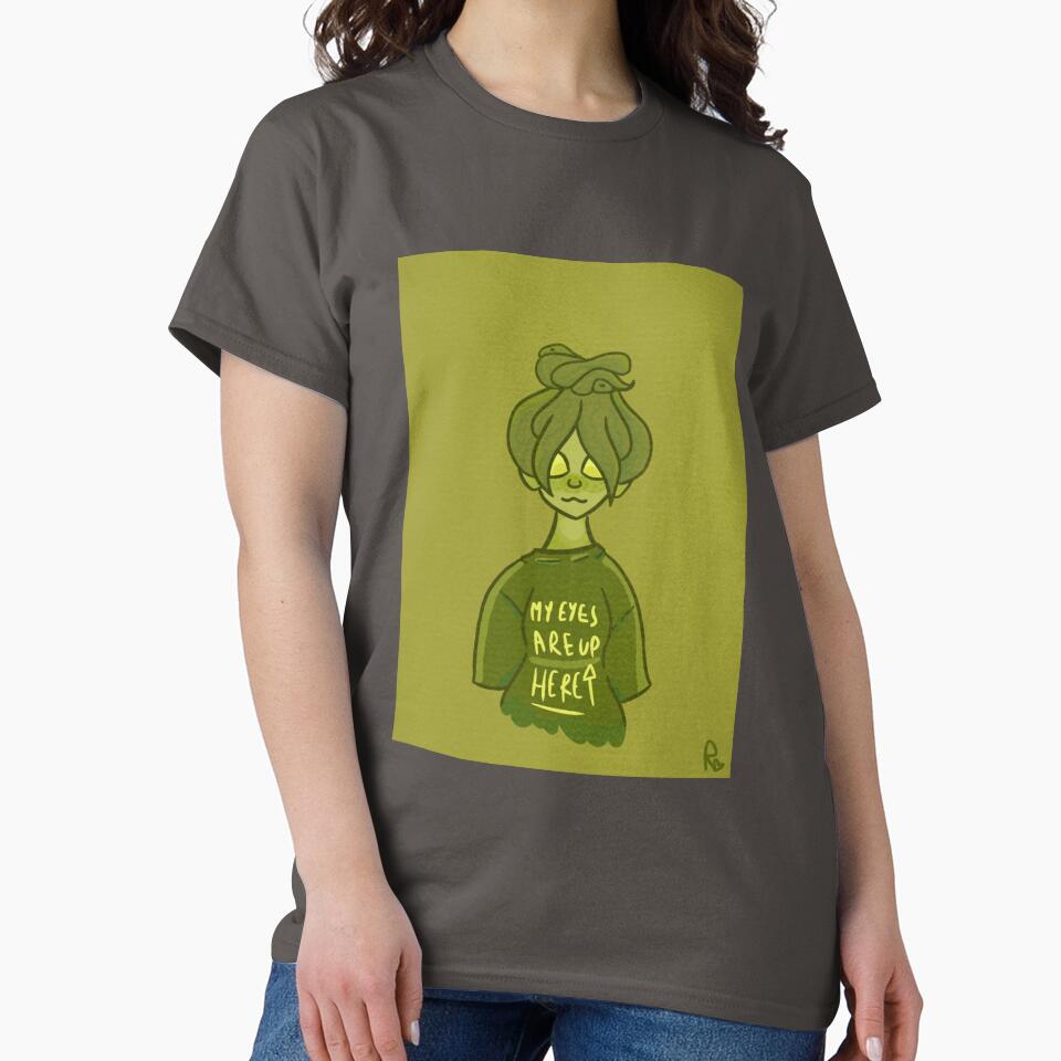 Teenage Medusa- my eyes are up here by Rohza-Doodles