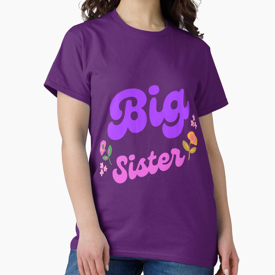 Big Sister New Baby Announcement Funny Big Sister to Little Sister, Big Sister Announcement by Kaladzishop