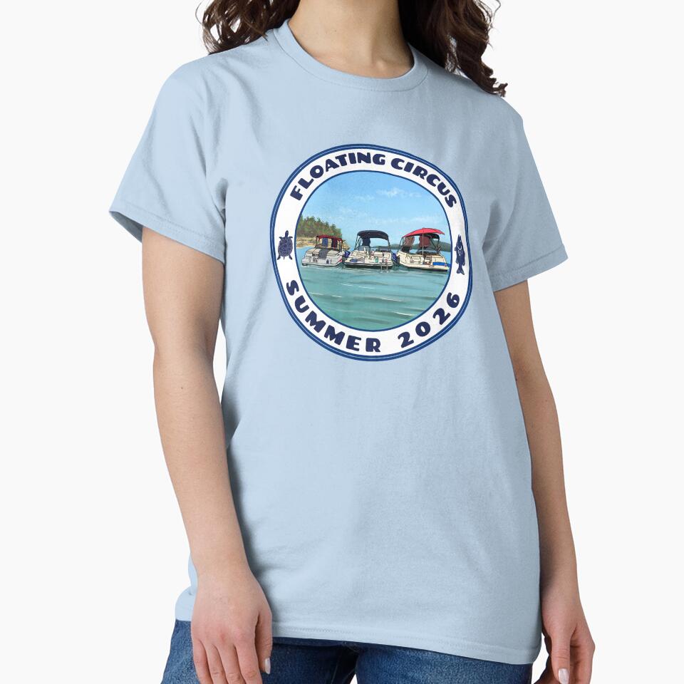 Floating Circus lake shirt by DuesArt