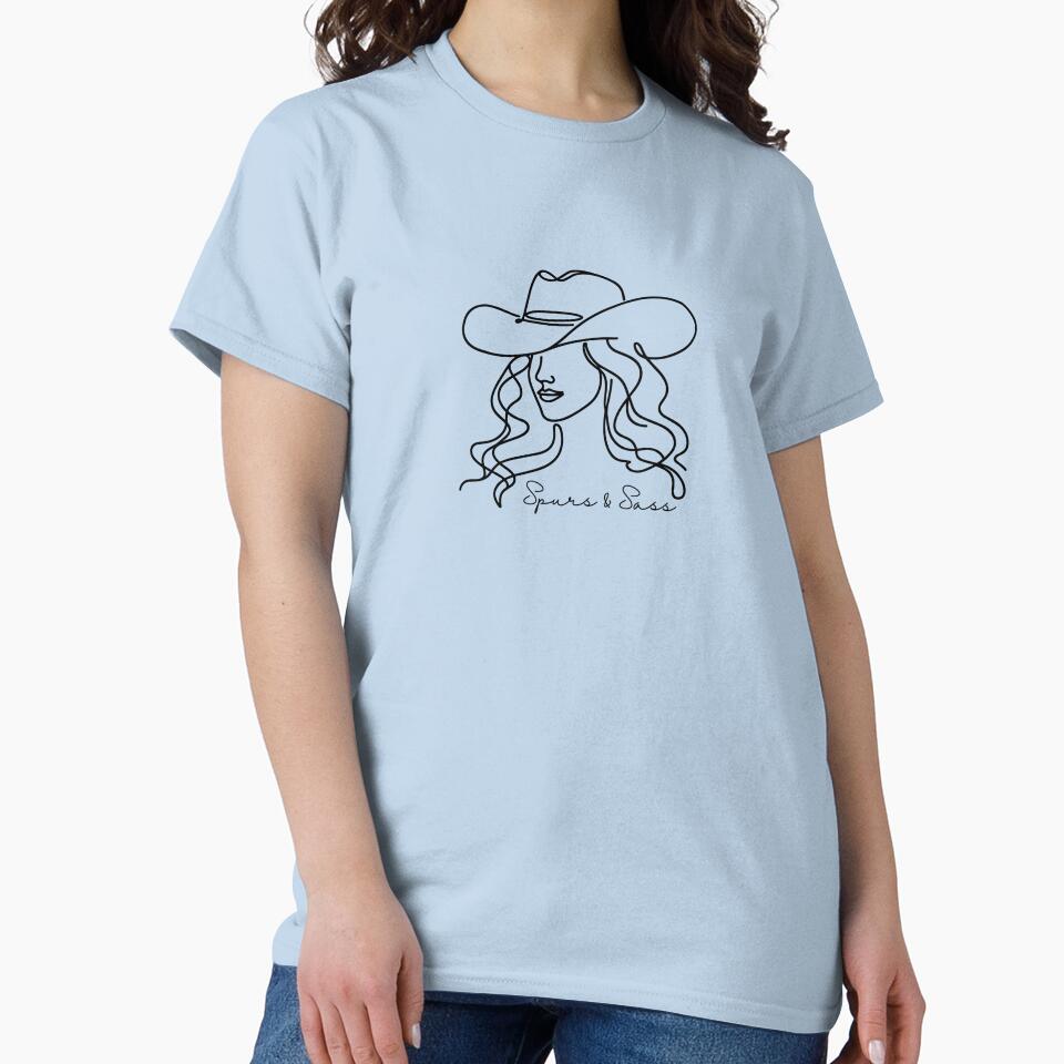 Spurs & Sass | Western Cowgirl Quote | Country Rodeo Rodeo Girl Aesthetic | Funny Sassy Country Saying by SimplyJasper
