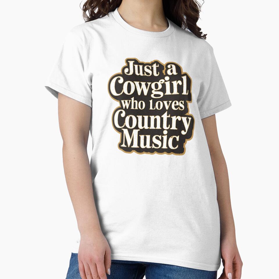 Just a Cowgirl Who Loves Country Music by Wilcox PhotoArt