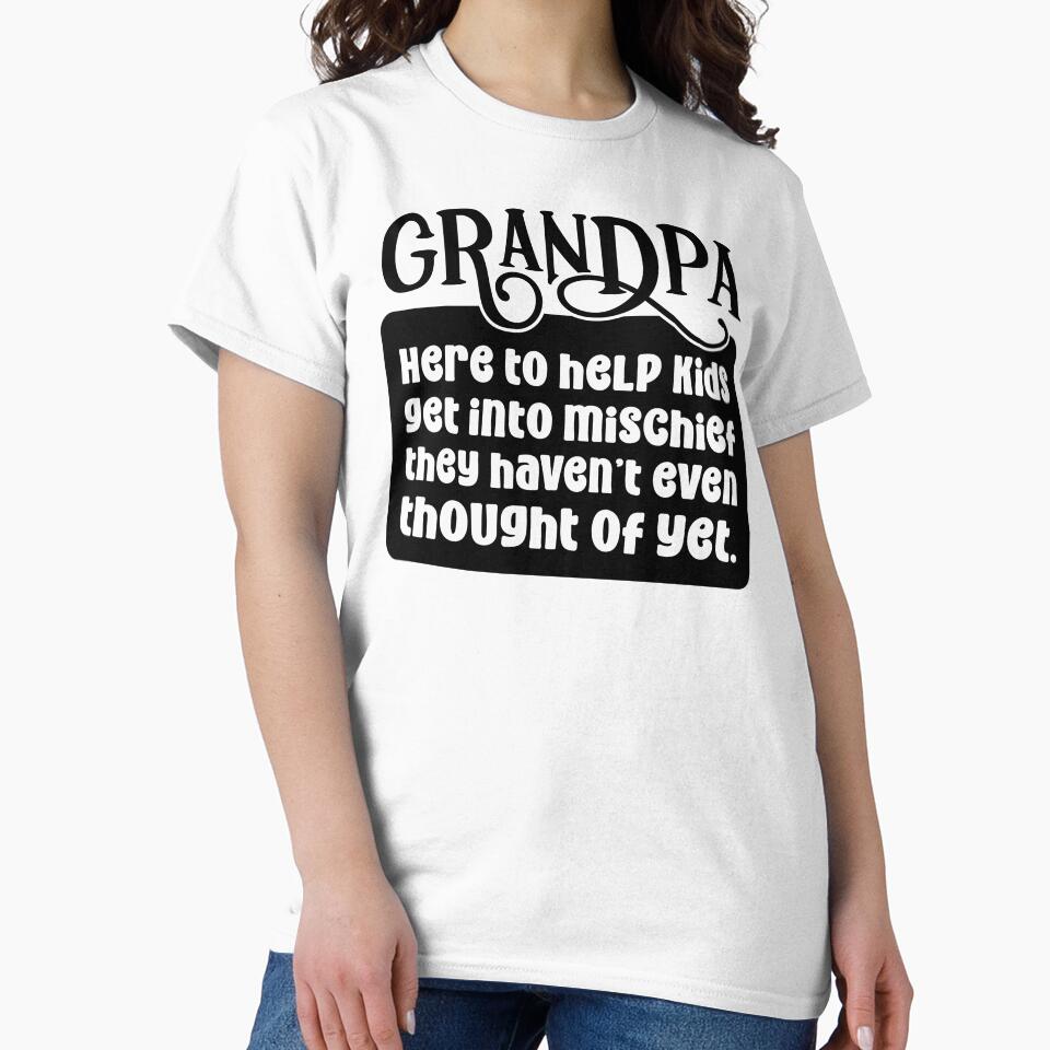 Mischief Grandpa, Funny Granddad Gift by FuntasticDez