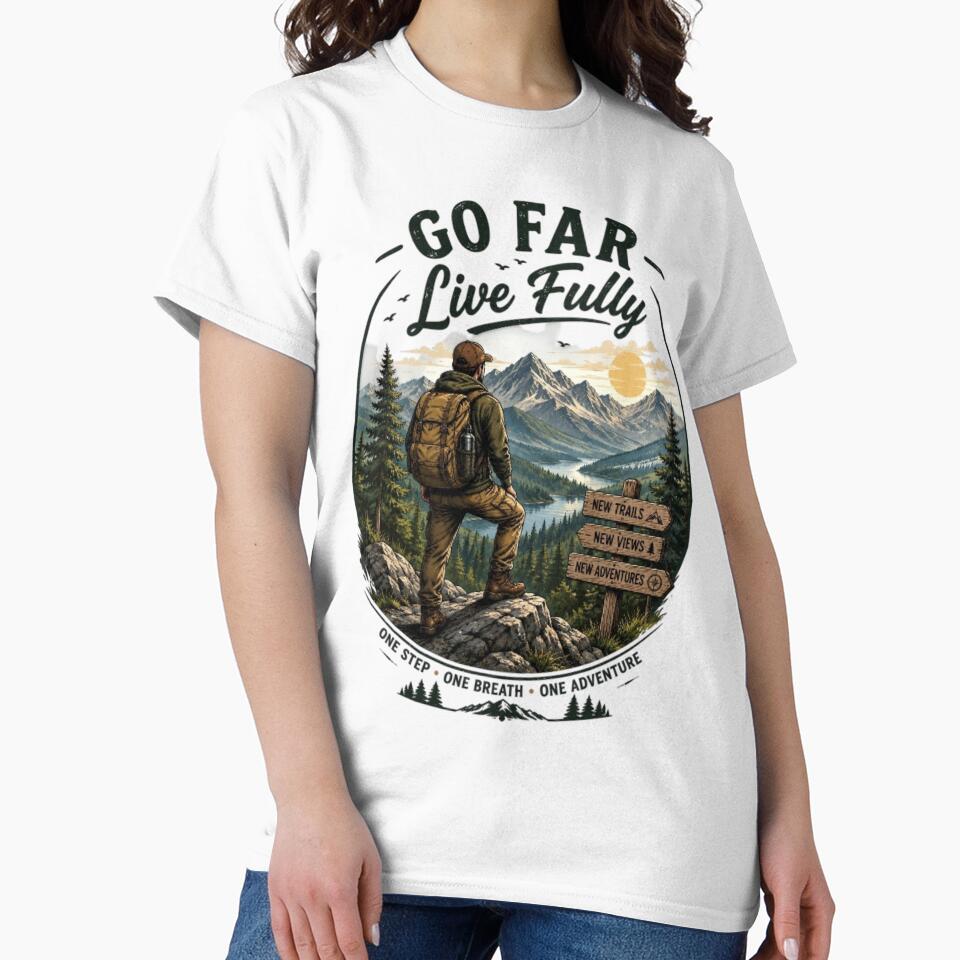 Go Far Live Fully Hiking Adventure by Salma.Store