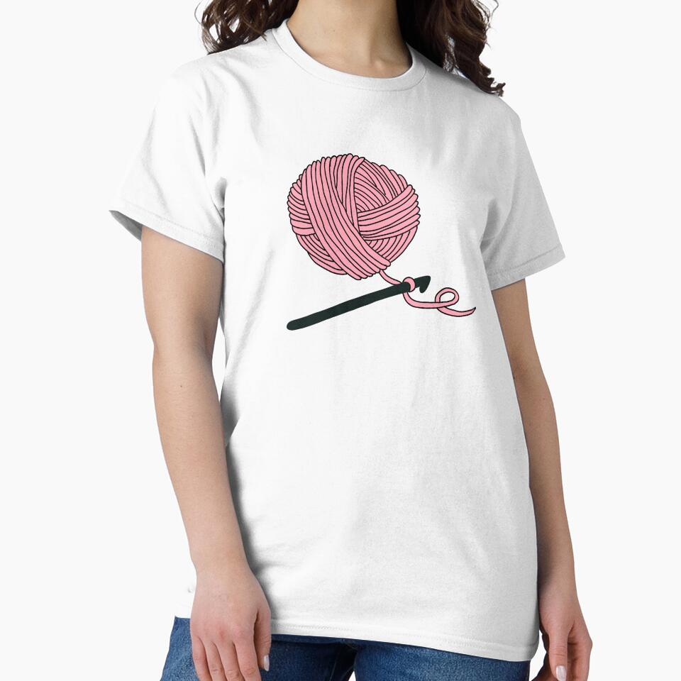 Hobby Illustrations: Pastel Pink Crochet by ChriseryMerch