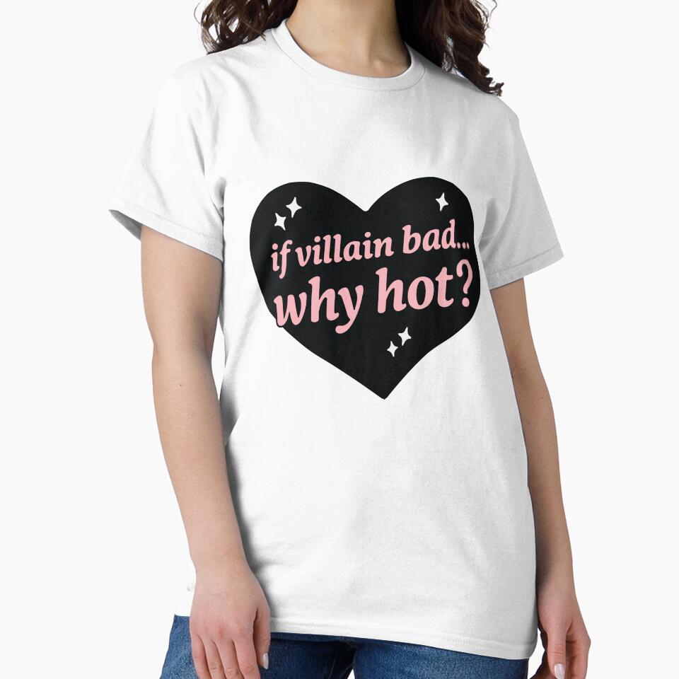 If Villain Bad Why Hot Dark Romance Quote Bookish Dark Romance Reader Gift by BrownHorse90s