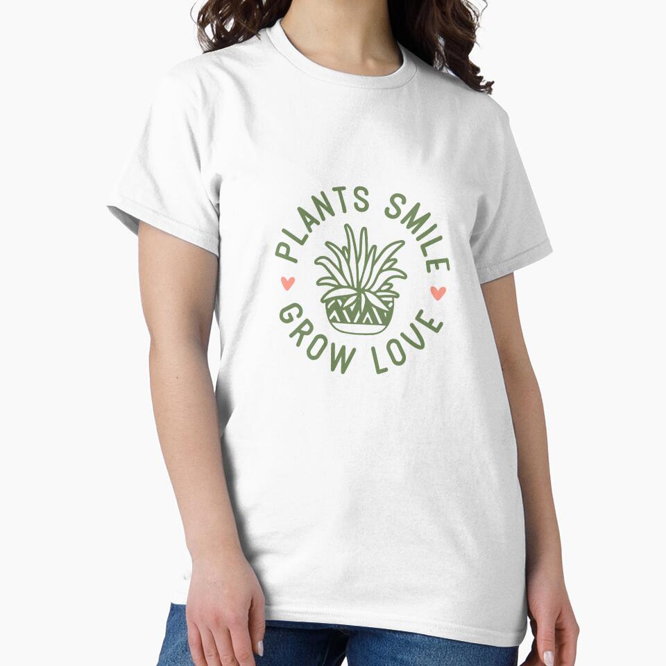 Plants, Smile, Grow, Love by DomburgMerch