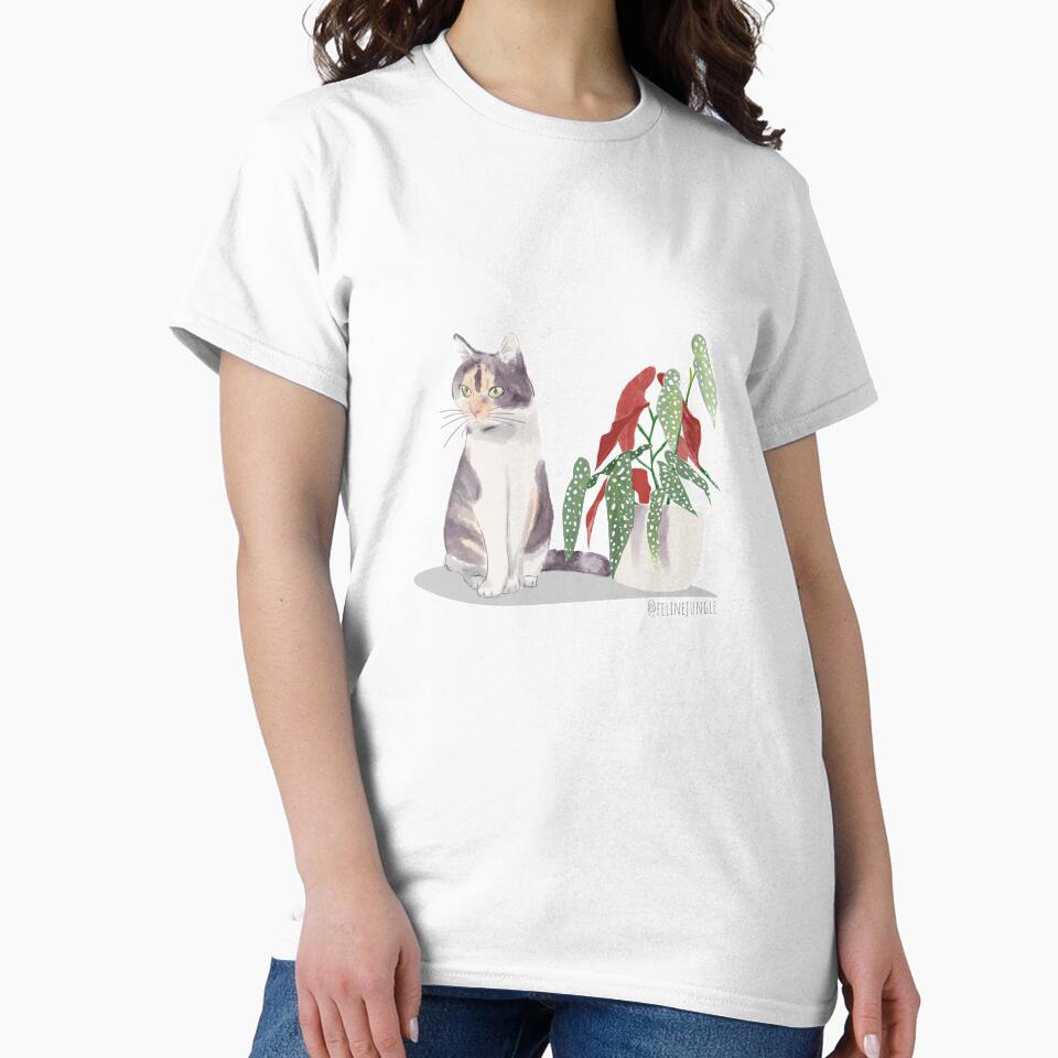 Tropical Begonia Cat by felinejungle