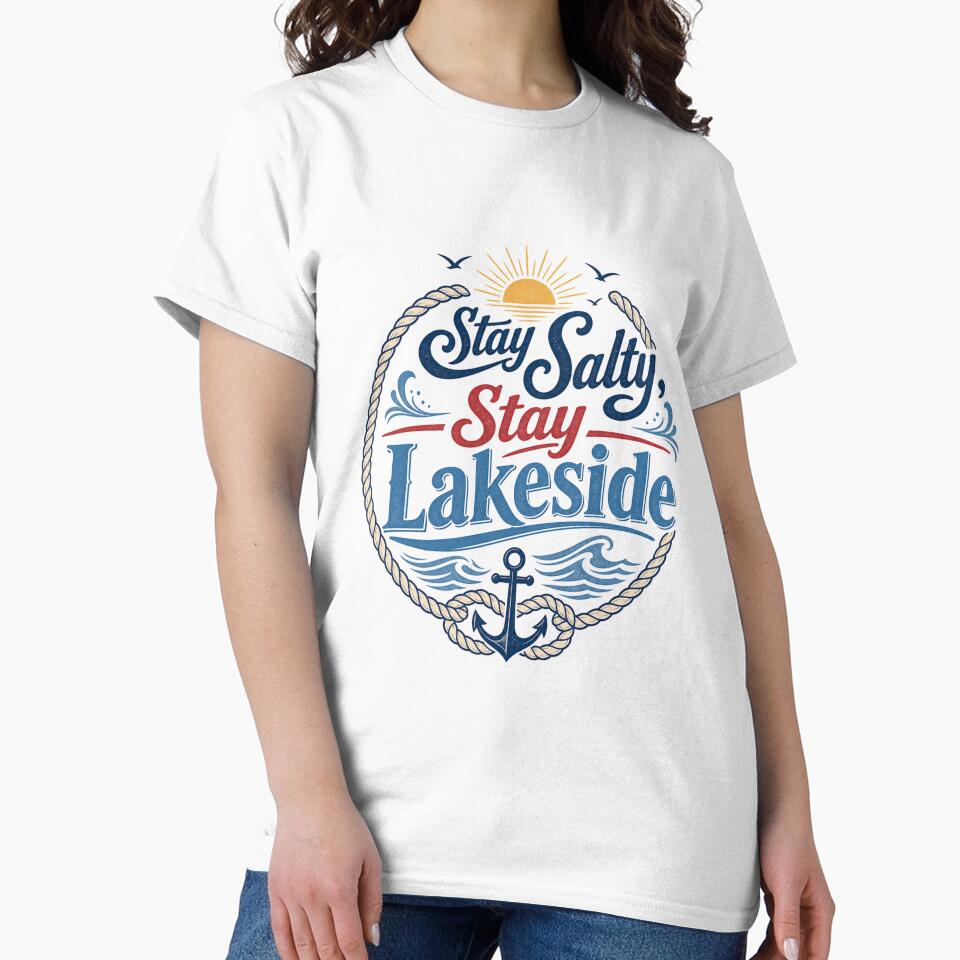 Stay Wild Stay Lakeside - Vintage Lake Life by GoverArt