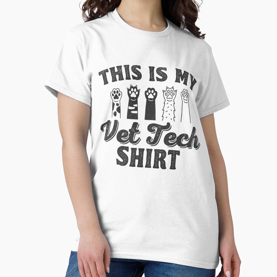 This Is My Vet Tech Shirt Veterinarian Technician Gifts by TonySpencer