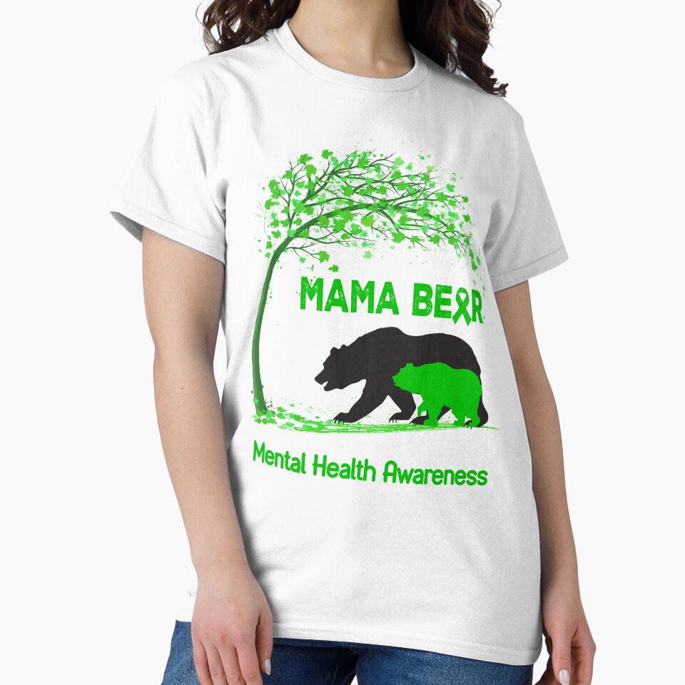 Mama Bear Mental Health Awareness by Mnrshirley